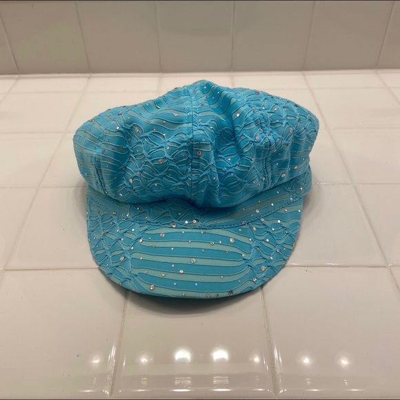 Blue sparkly hat - Picture 1 of 2